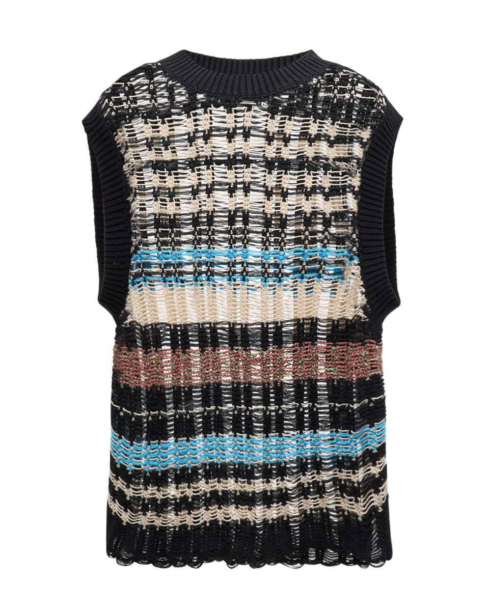 Eric Open-Knit Tank Top